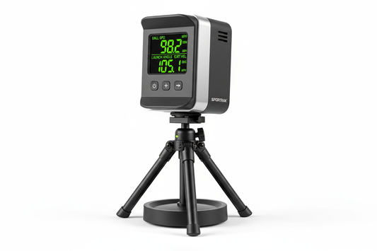 generate a baseball hitting launch monitor product image. Make it look realistic